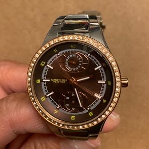 Used Kenneth Cole Reaction Crystal Bracelet Watch
